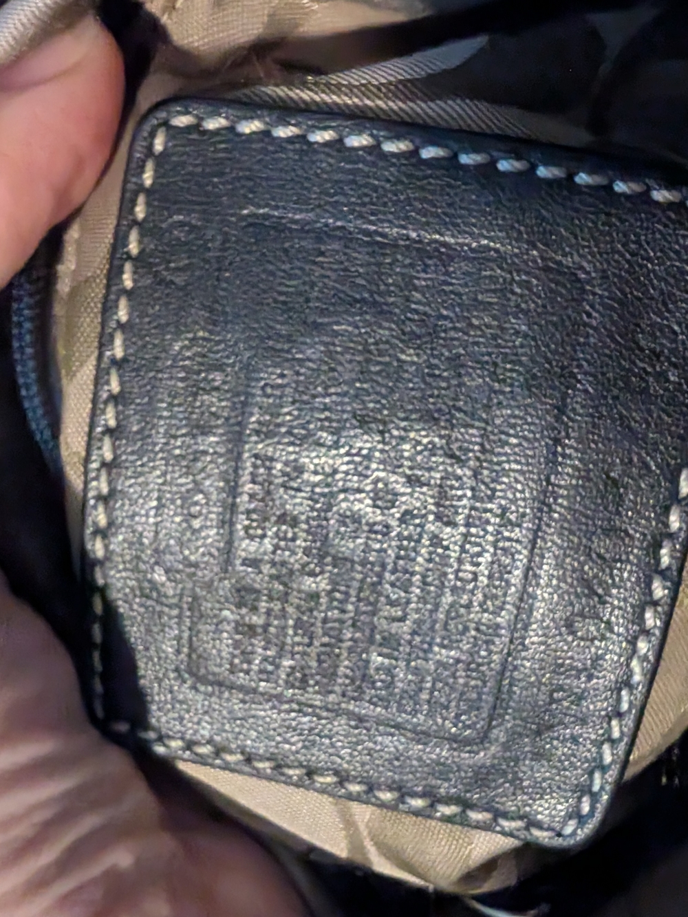 Coach 9480- Black Leather Buckle Purse. - Picture 6 of 7